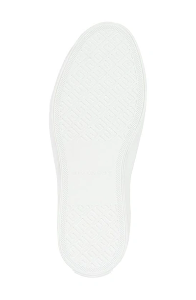 Shop Givenchy City Court Logo Strap Sneaker In White/ Black