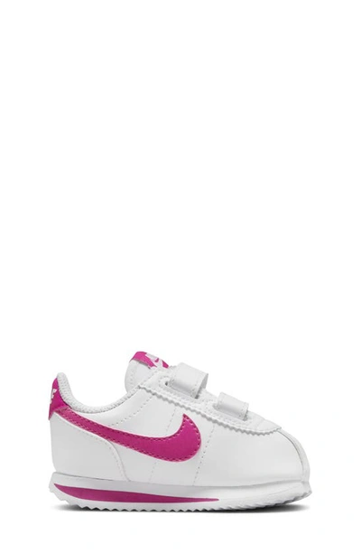 Shop Nike Cortez Basic Sl Sneaker In White/ Pink Prime