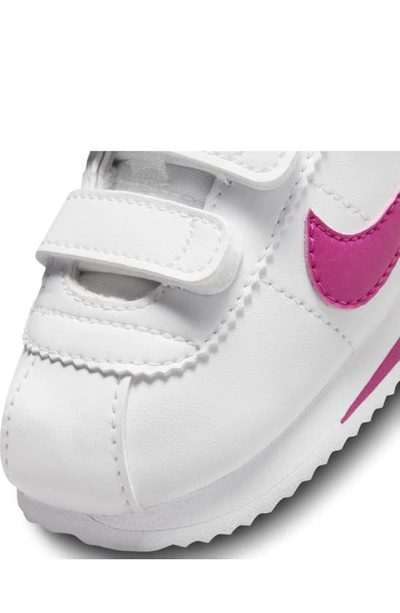 Shop Nike Cortez Basic Sl Sneaker In White/ Pink Prime