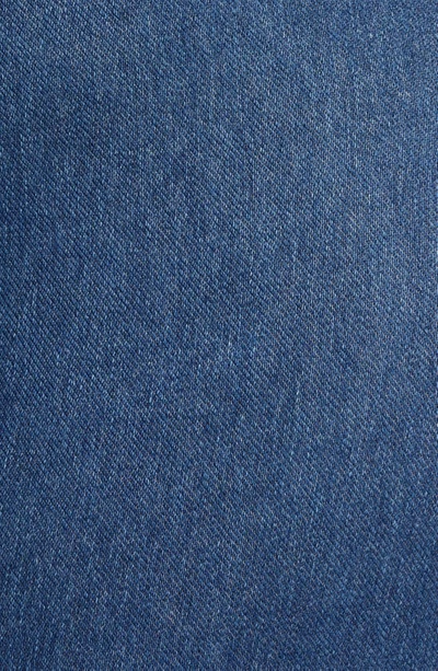 Lyssé Straight Leg Jeggings In Mid Wash