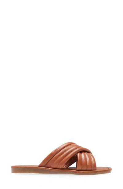 Seychelles Word For Word Slide Sandal In Tan