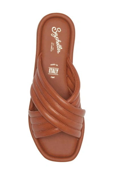 Shop Seychelles Word For Word Slide Sandal In Tan