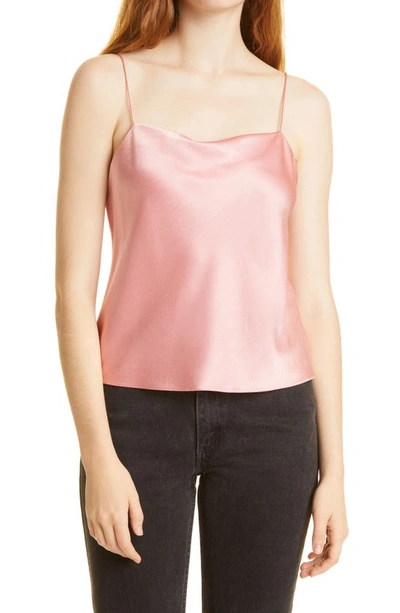 Shop Alice And Olivia Harmon Cowl Neck Camisole In Rose