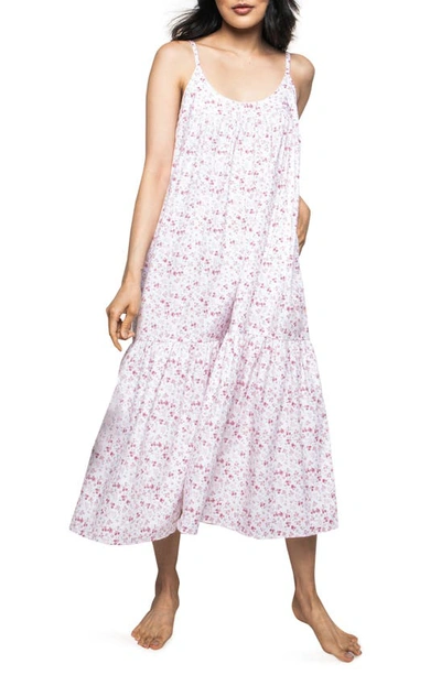 Shop Petite Plume Dorset Floral Chloe Nightgown In White