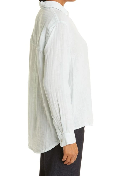 Rails Ellis Long Sleeve Gauze Shirt In Sky