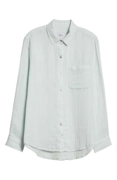 Rails Ellis Long Sleeve Gauze Shirt In Sky