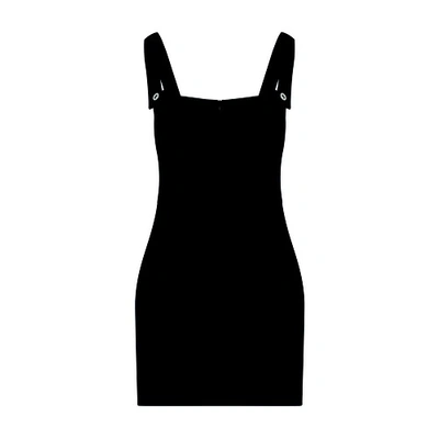 Shop Coperni Trompe L'eil Mini Dress In Black