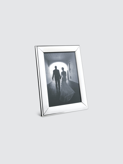 Shop Georg Jensen Modern Picture Frame In Stainless Steel