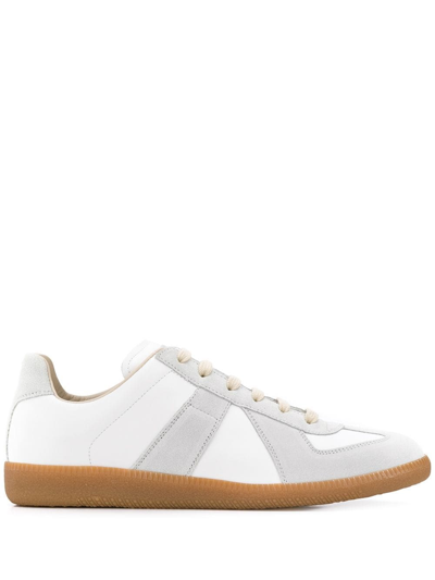 Shop Maison Margiela Replica Sneakers In White