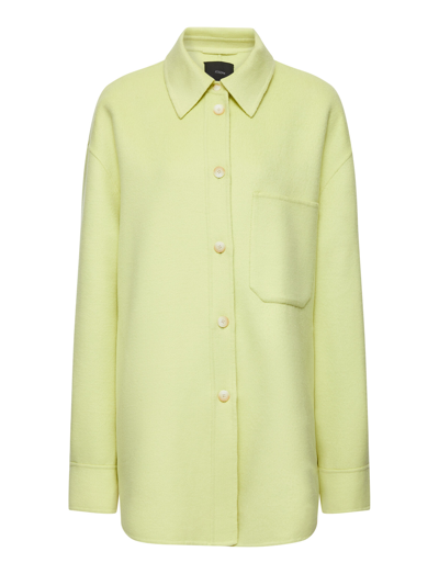 Joseph Light Double Face Jelia Overshirt In Sulphur | ModeSens