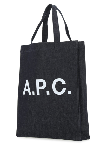 Apc A.p.c. Denim Shopping Bag