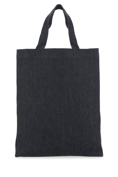 Apc A.p.c. Denim Shopping Bag
