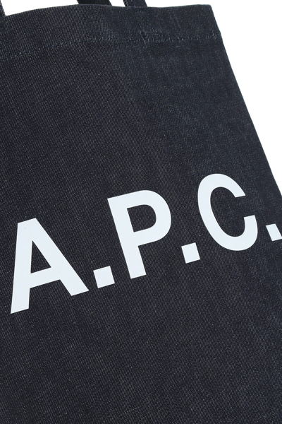 Apc A.p.c. Denim Shopping Bag