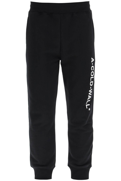 Shop A-cold-wall* A Cold Wall Essential Logo Sweatpants In Black