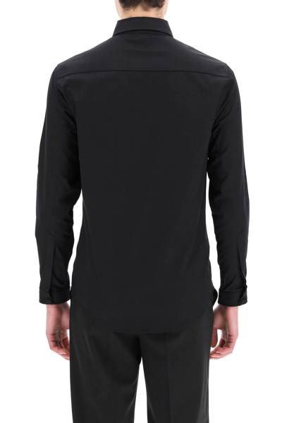 Shop A-cold-wall* A Cold Wall Split Dialogue Shirt In Black
