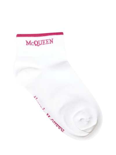 Shop Alexander Mcqueen Socks In White