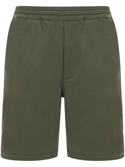Shop Alexander Mcqueen Shorts In Green