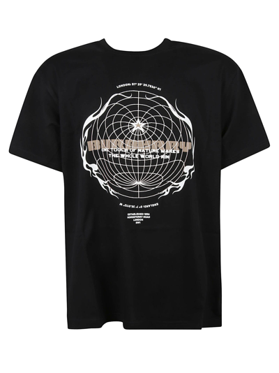 Shop Burberry Totnes T-shirt In Black