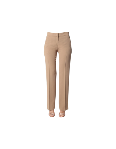 Shop N°21 N.21 Pants With Side Band In Beige