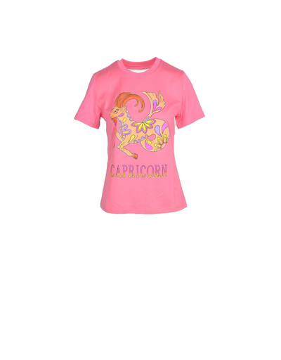 Shop Alberta Ferretti Womens Pink T-shirt