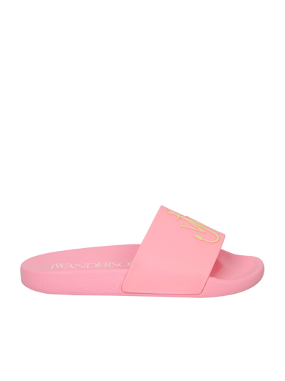 Shop Jw Anderson Slide Sandals In Pink