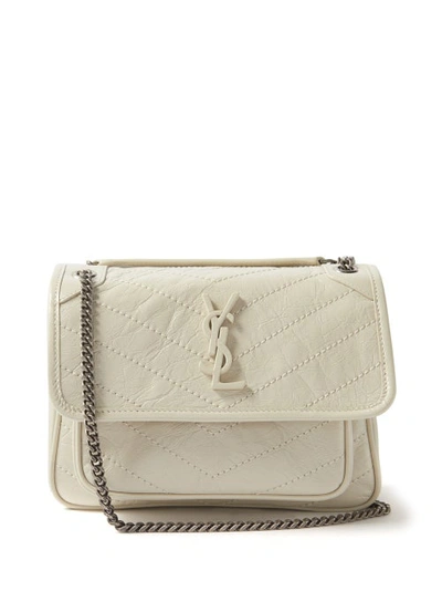 Niki Baby crinkled-leather cross-body bag | Saint Laurent