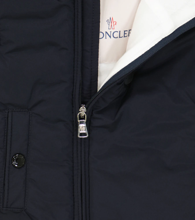 Shop Moncler Baby Conez Down Jacket In Navy
