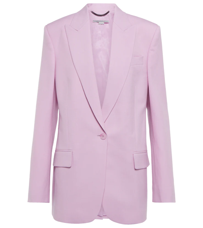 Shop Stella Mccartney Wool Blazer In Orchid