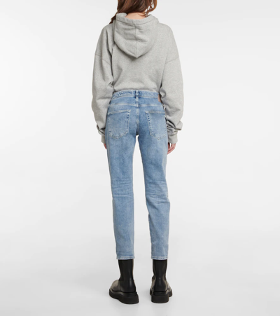 Ag Ex-boyfriend Mid-rise Slim Jeans In 25y