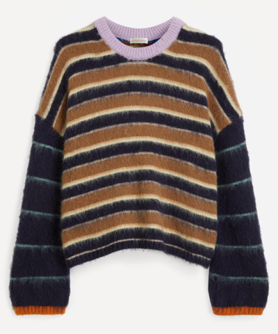 Shop Stine Goya Striped Lucs Jumper In Multi