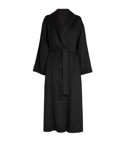 Shop By Malene Birger Wool-rich Truellem Coat In Black