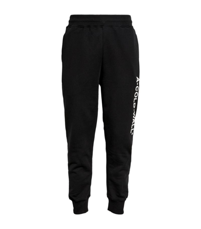 Shop A-cold-wall* Logo Sweatpants In Black