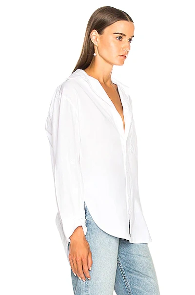 Shop Citizens Of Humanity Kayla Shirt In Optic White