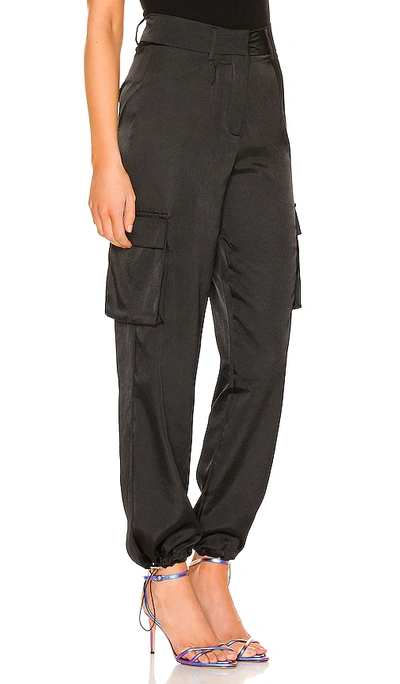 Superdown Seleste Drawstring Jogger Pant In Black