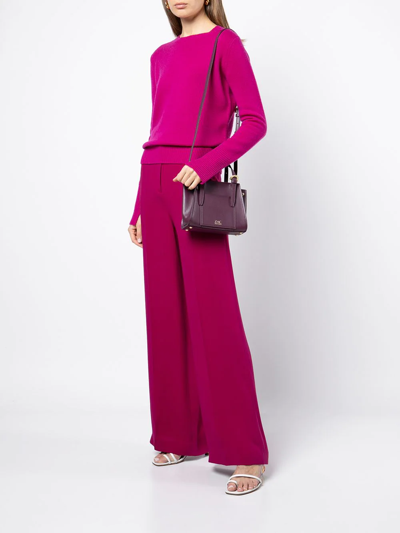 Shop Zac Zac Posen Alice Mini Shopper Crossbody Bag In Purple