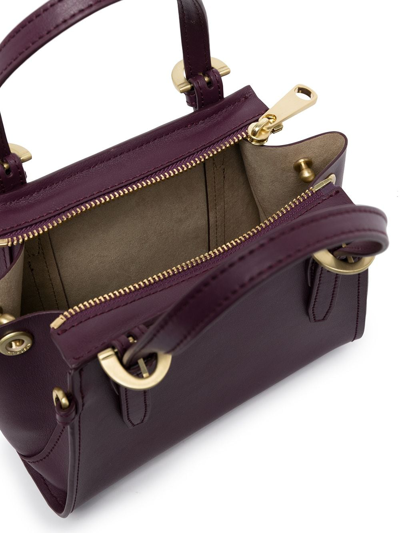 Shop Zac Zac Posen Alice Mini Shopper Crossbody Bag In Purple