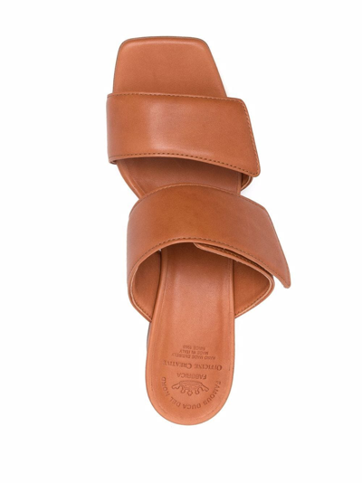 Shop Officine Creative Elsie Leather Mules In Brown