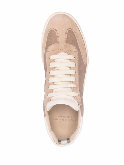 Officine Creative Kombined Low-top Sneakers In Neutrals