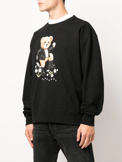 Shop Domrebel Stomp Graphic-print Sweatshirt In Black