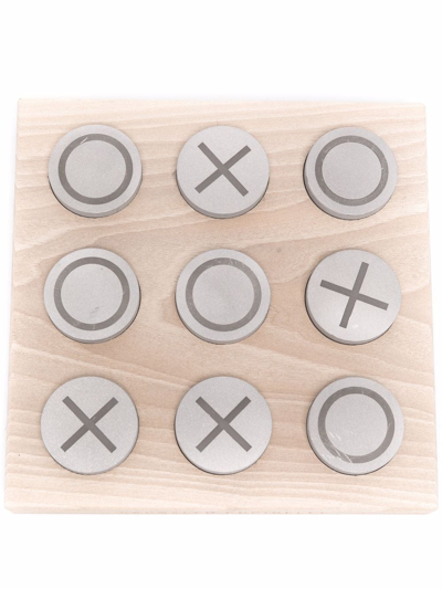 Brunello Cucinelli Knots And Crosses Game In Neutrals