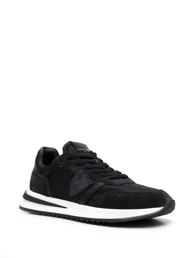 Philippe Model Tropez 2.1 Sneakers In Black Suede And Fabric In Black