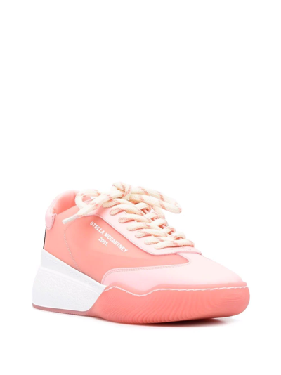 Shop Stella Mccartney Loop Low-top Sneakers In Pink