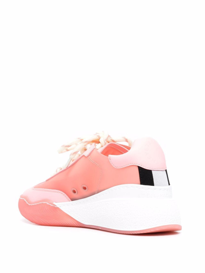 Shop Stella Mccartney Loop Low-top Sneakers In Pink