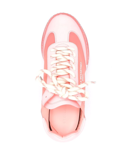 Shop Stella Mccartney Loop Low-top Sneakers In Pink