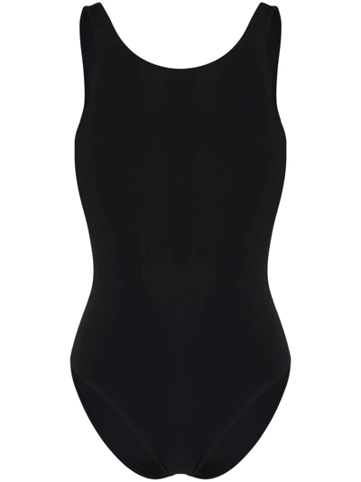 Shop Lido Sleeveless Tank Swimsuit In Black