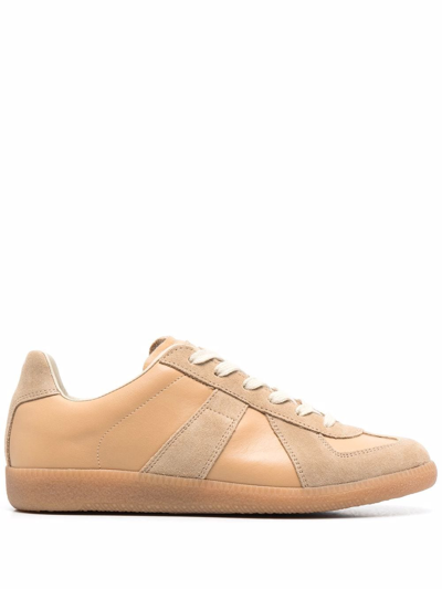 Shop Maison Margiela Replica Low-top Sneakers In Neutrals