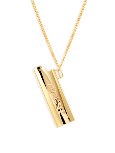 Shop Ambush Women's Brass Lighter Case Pendant Necklace