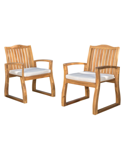 Shop Noble House Della Outdoor Dining Chairs, Set Of 2