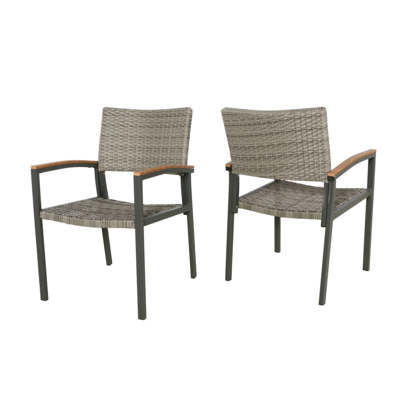 Shop Noble House Luton Outdoor Dining Chair, Set Of 2