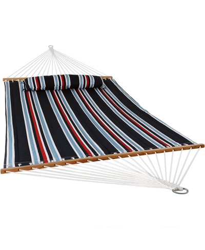 Shop Sunnydaze Decor 2 Person Quilted Fabric Bed Double Hammock With Spreader Bar